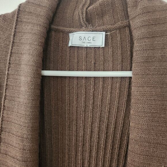 NWOT - Sage the Label x Anthropologie Long Cardigan Sweater-Duster Coat - Small - Picture 6 of 9